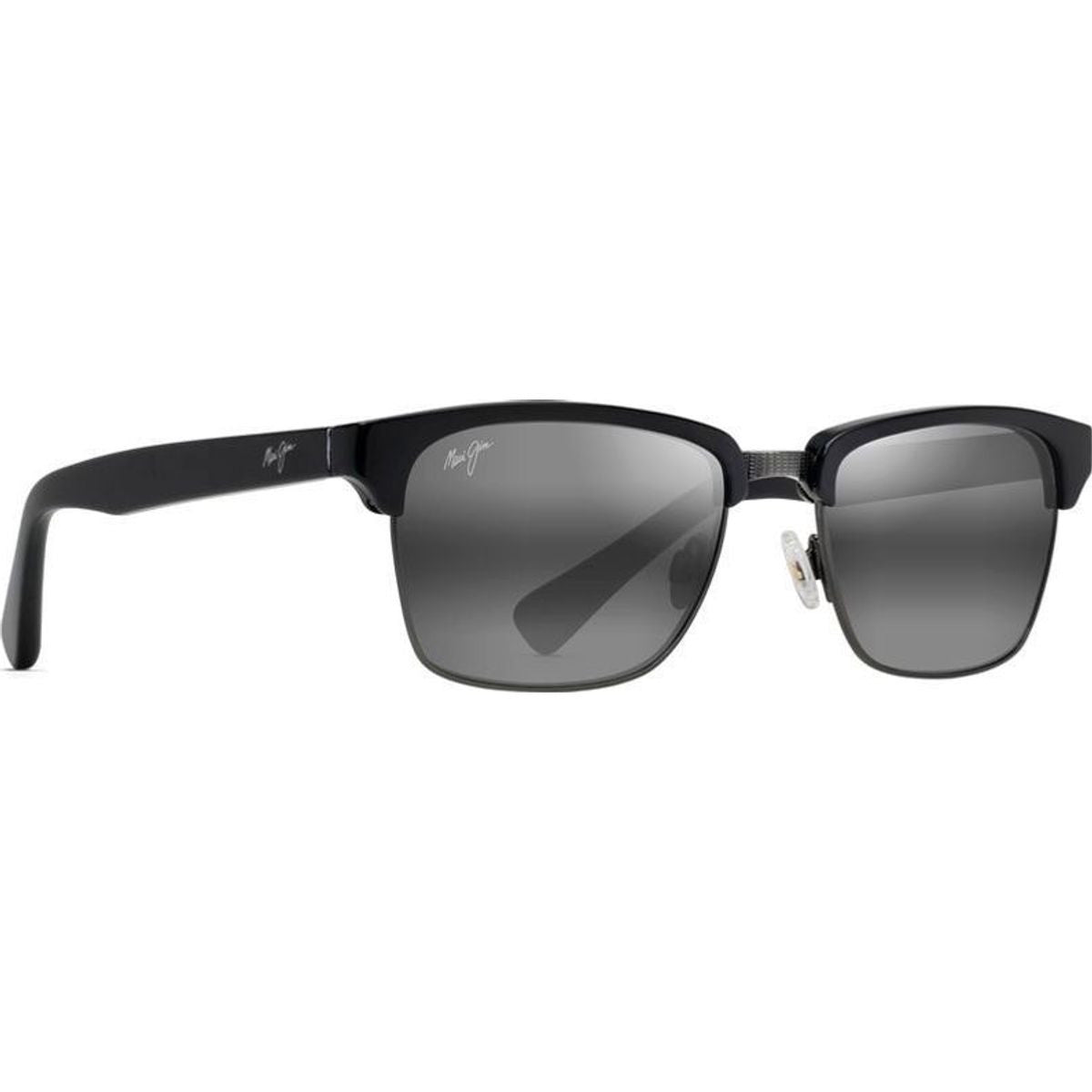 Kawika, Gloss Black and Antique Pewter/Neutral Grey Polarised Lenses