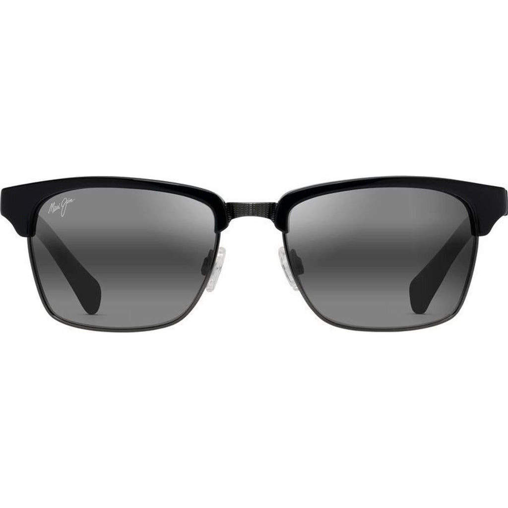 Kawika, Gloss Black and Antique Pewter/Neutral Grey Polarised Lenses
