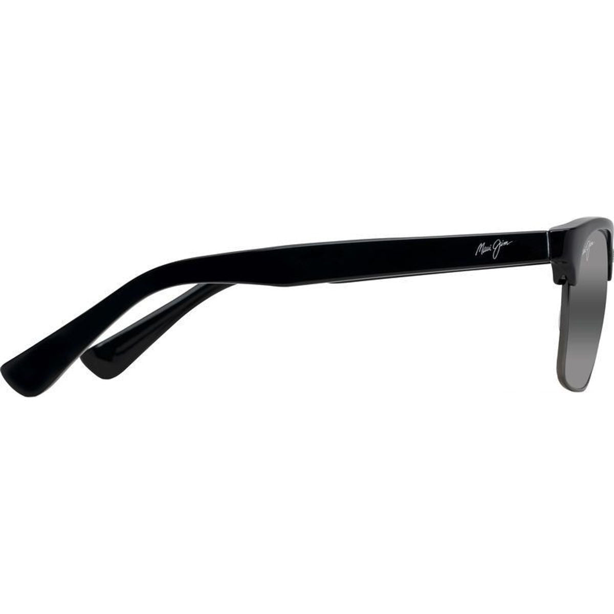 Kawika, Gloss Black and Antique Pewter/Neutral Grey Polarised Lenses