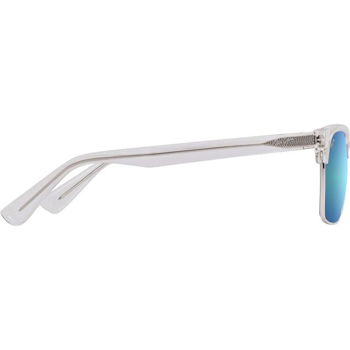 Kawika XL, Shiny Crystal/Blue Hawaii Polarised Lenses