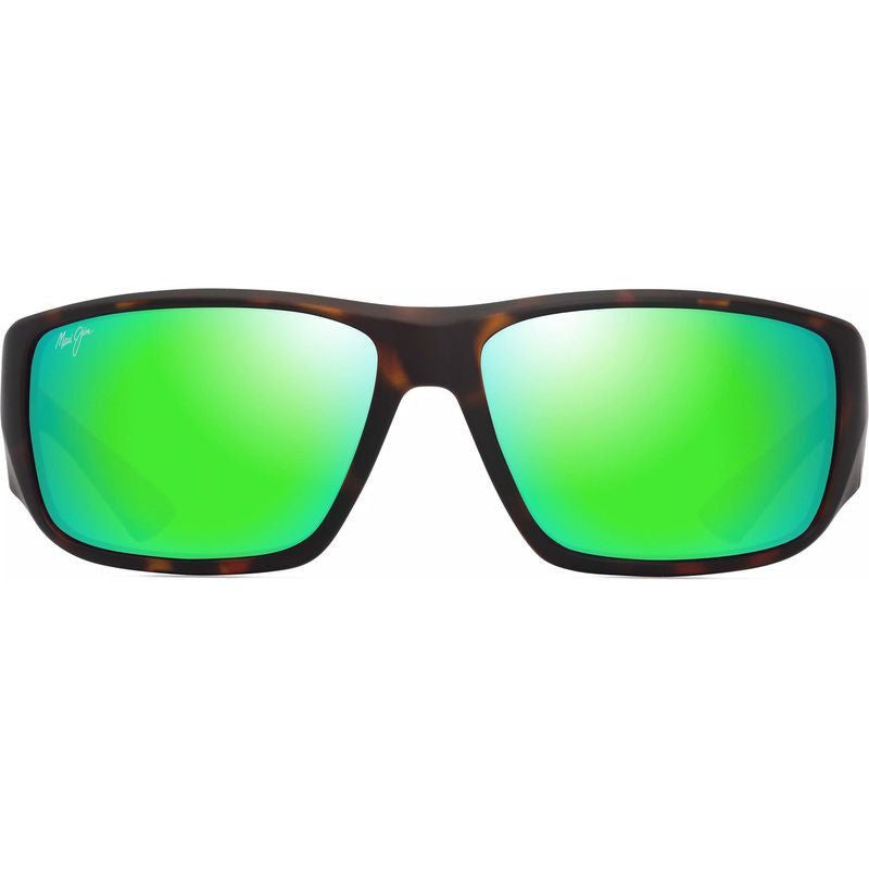 Keha Alt Fit, Matte Dark Havana/Maui Green Glass Polarised Lenses