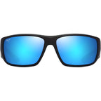 Keha Alt Fit, Matte Black/Blue Hawaii Glass Polarised Lenses