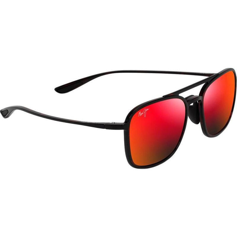 Keokea, Red and Black Tortoise/Hawaii Lava Polarised Lenses