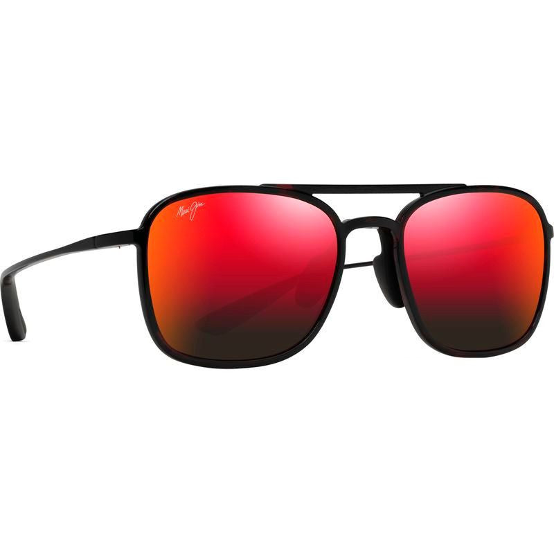 Keokea, Red and Black Tortoise/Hawaii Lava Polarised Lenses