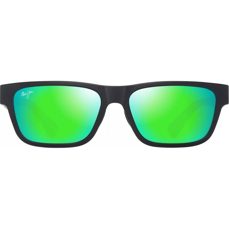 Keola, Matte Black/Maui Green Polarised Lenses