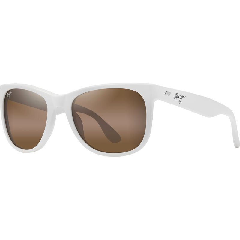 Kikonia XL, Shiny White/HCL Bronze Glass Polarised Lenses