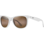 Kikonia XL, Shiny White/HCL Bronze Glass Polarised Lenses
