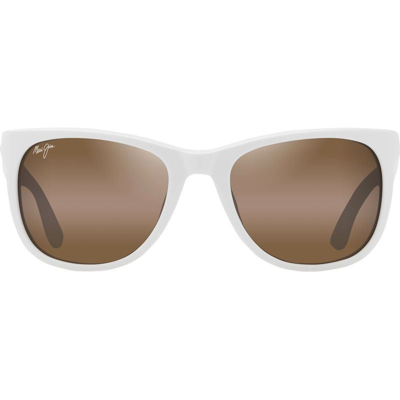 Kikonia XL, Shiny White/HCL Bronze Glass Polarised Lenses