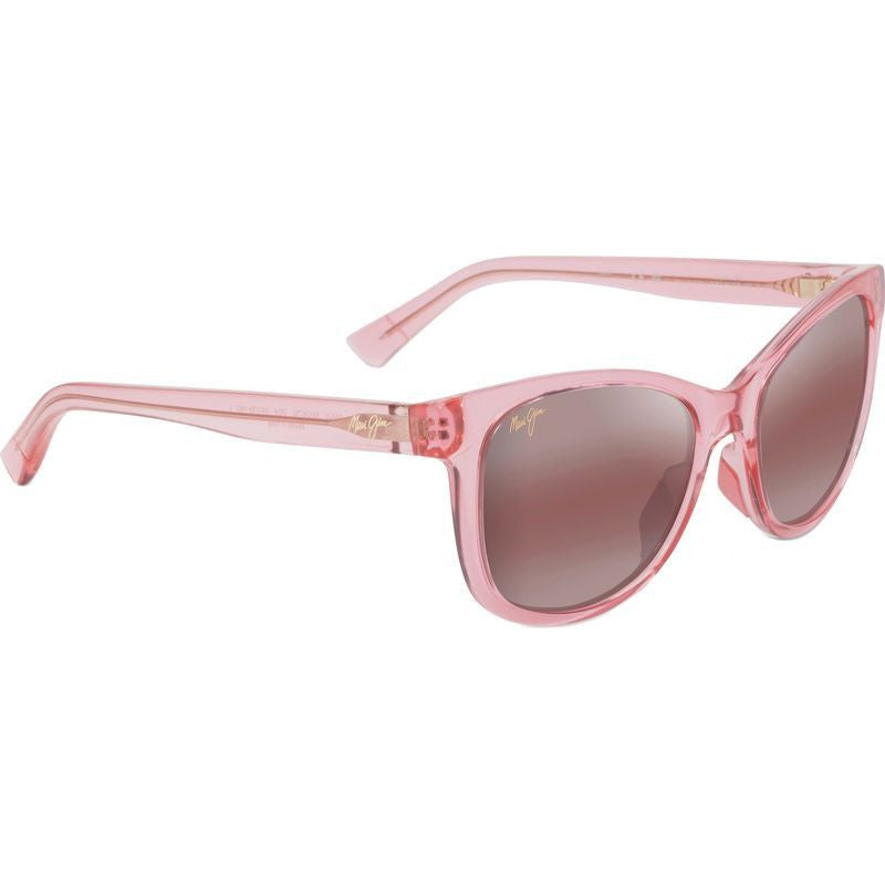 Kiopa'a, Shiny Transparent Pink/Maui Rose Glass Polarised Lenses