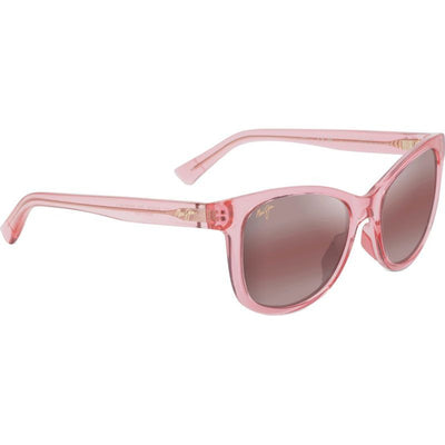 Kiopa'a, Shiny Transparent Pink/Maui Rose Glass Polarised Lenses
