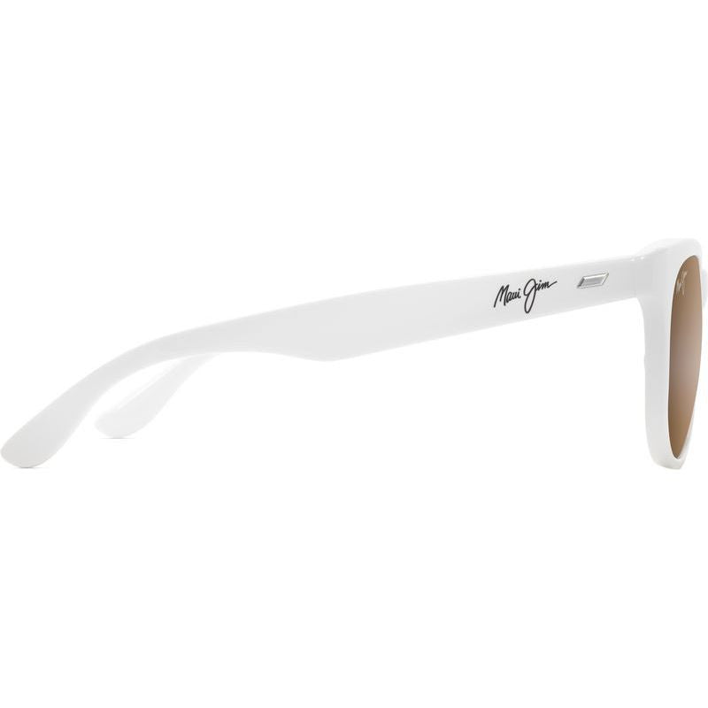 Koaniani Alt Fit, Shiny White/HCL Bronze Glass Polarised Lenses