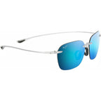 Komohana, Matte Crystal/Blue Hawaii Polarised Lenses