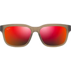 Kopikala, Matte Transparent Sand Brown/Hawaii Lava Polarised Lenses