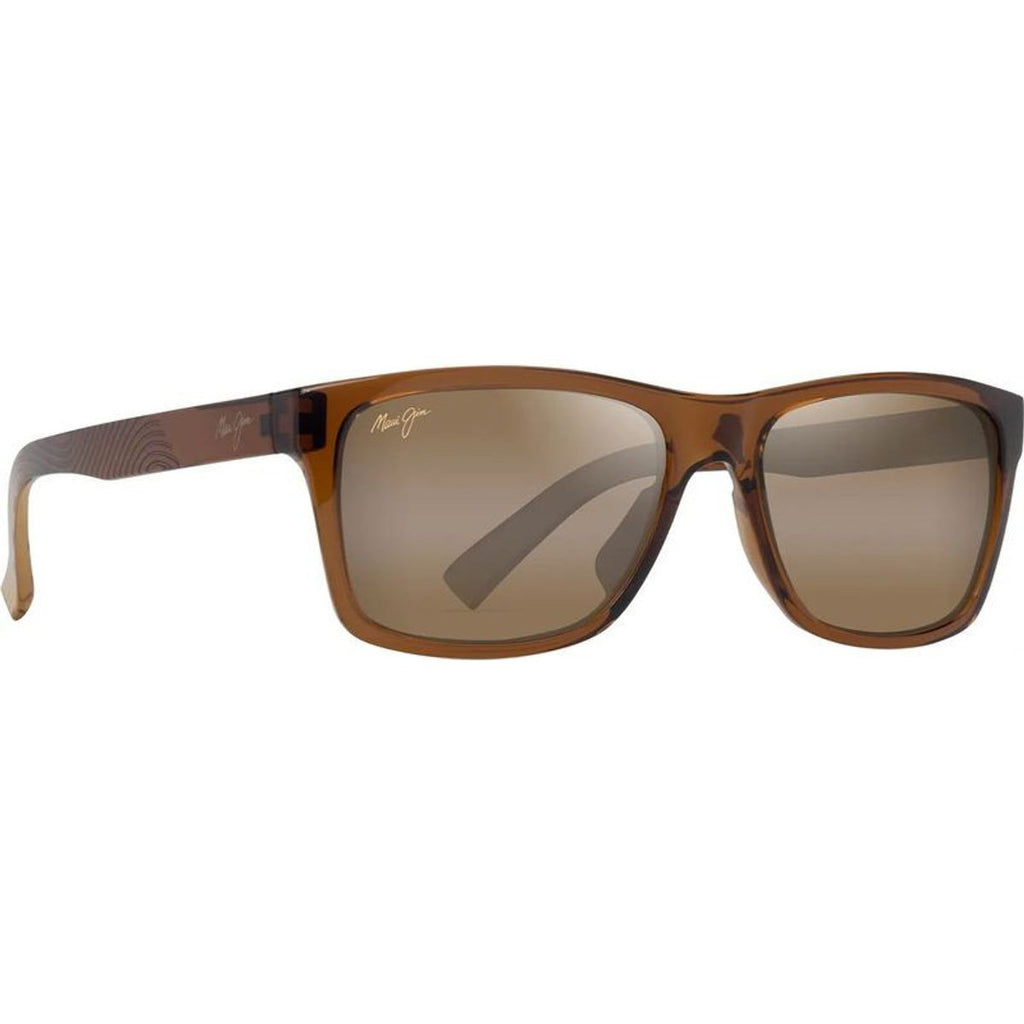 Kowelo, Shiny Transparent Dark Brown/HCL Bronze Polarised Lenses