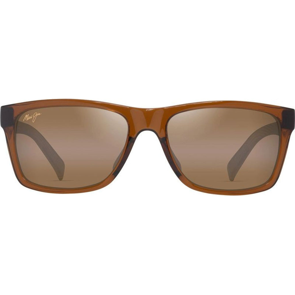 Kowelo, Shiny Transparent Dark Brown/HCL Bronze Polarised Lenses