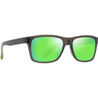 Kowelo, Transparent Dark Grey and Green/Maui Green Polarised Lenses