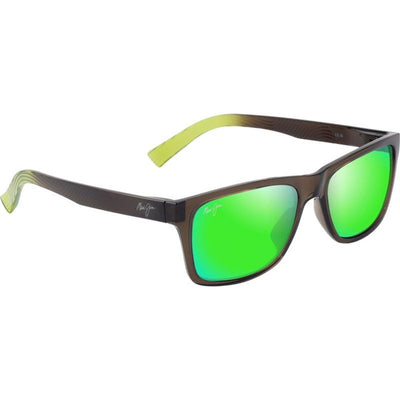 Kowelo, Transparent Dark Grey and Green/Maui Green Polarised Lenses