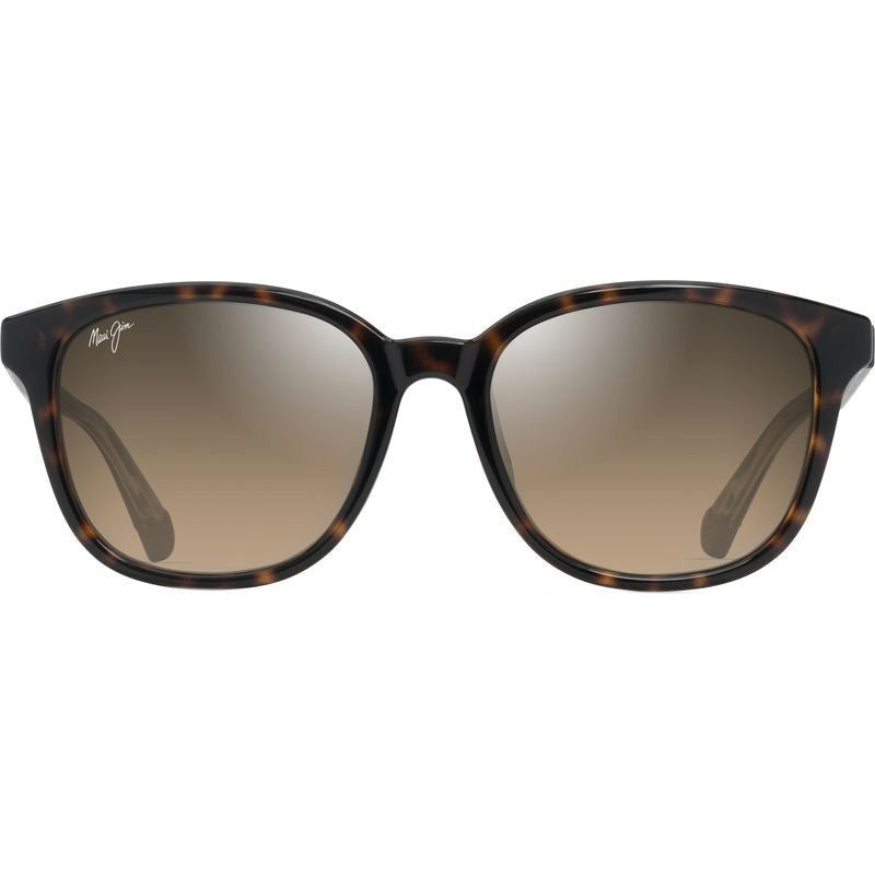 Ku'ikahi Alt Fit, Shiny Dark Havana and Transparent Yellow/HCL Bronze Glass Polarised Lenses
