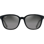 Ku'ikahi Alt Fit, Shiny Black and Transparent Light Grey/Neutral Grey Glass Polarised Lenses