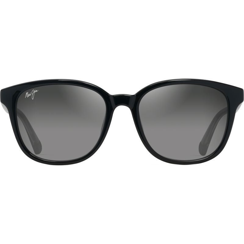 Ku'ikahi Alt Fit, Shiny Black and Transparent Light Grey/Neutral Grey Glass Polarised Lenses