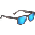 Kupulau, Matte Transparent Grey/Blue Hawaii Polarised Lenses