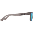 Kupulau, Matte Transparent Grey/Blue Hawaii Polarised Lenses