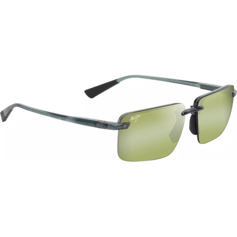 Laulima, Shiny Transparent Foliage Green/Maui HT Polarised Lenses