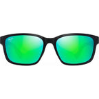 Lehiwa Alt Fit, Matte Black/Maui Green Polarised Lenses