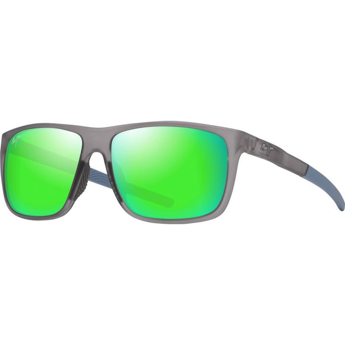 Lehopulu, Matte Transparent Grey/Maui Green Polarised Lenses