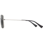 Lipine, Shiny Silver/Neutral Grey Polarised Lenses