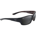 Local Kine, Shiny Black and Maroon/Neutral Grey Glass Polarised Lenses