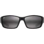 Local Kine, Shiny Black and Maroon/Neutral Grey Glass Polarised Lenses