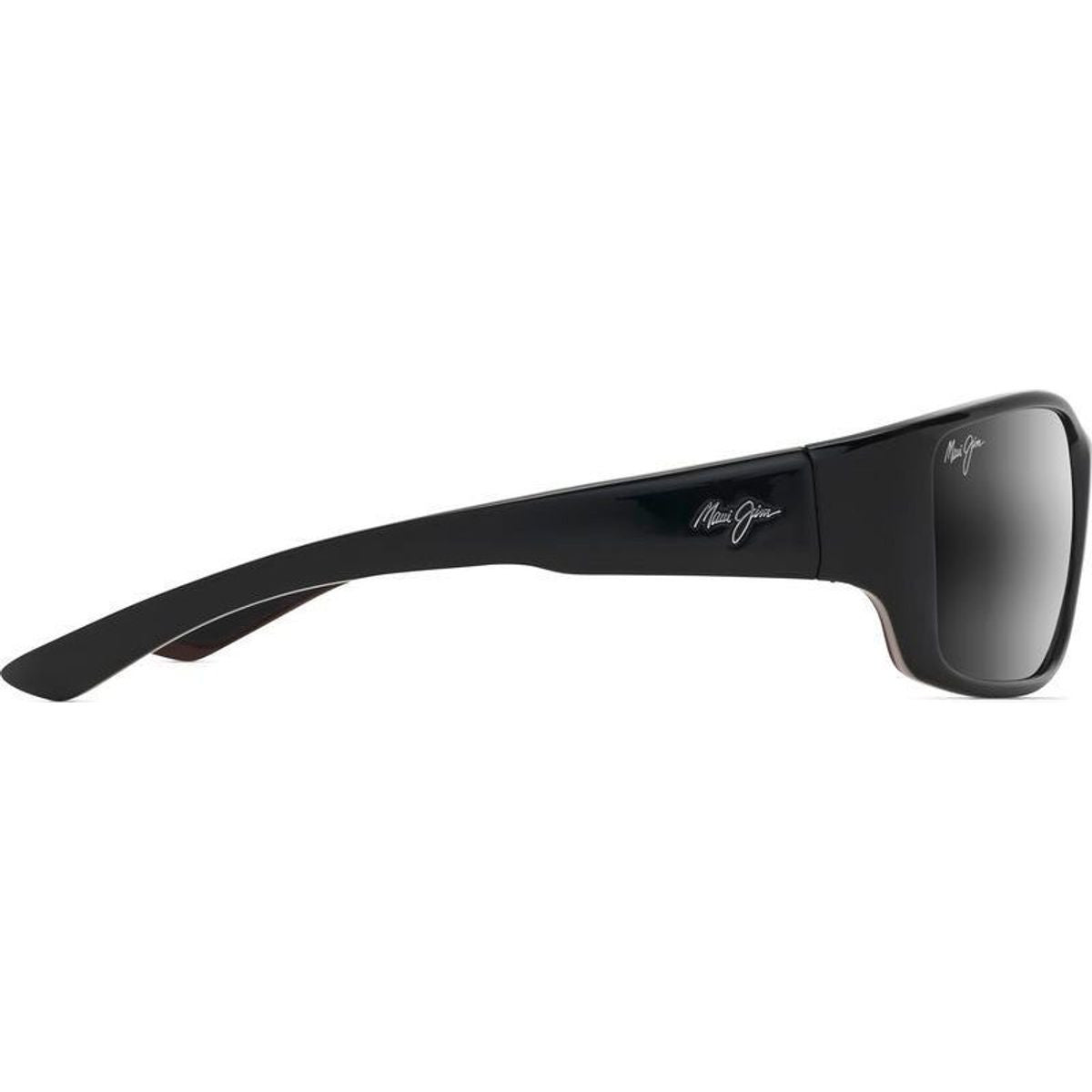 Local Kine, Shiny Black and Maroon/Neutral Grey Glass Polarised Lenses