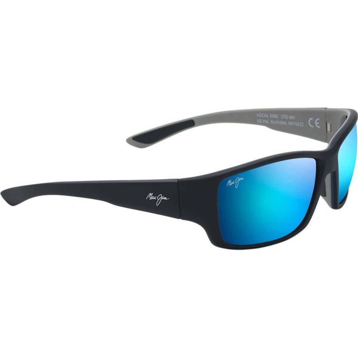 Local Kine, Soft Black and Sea Blue/Blue Hawaii Glass Polarised Lenses