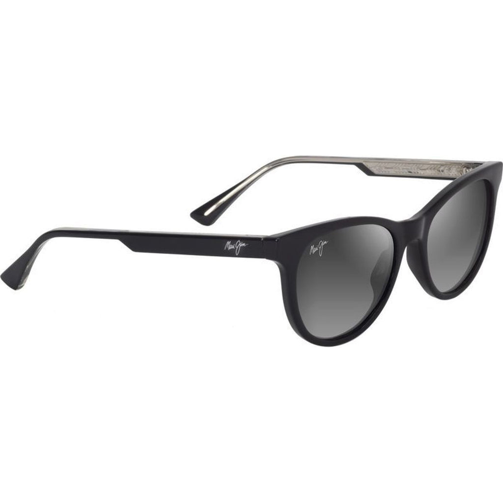 Lonomea, Shiny Black/Neutral Grey Polarised Glass Lenses