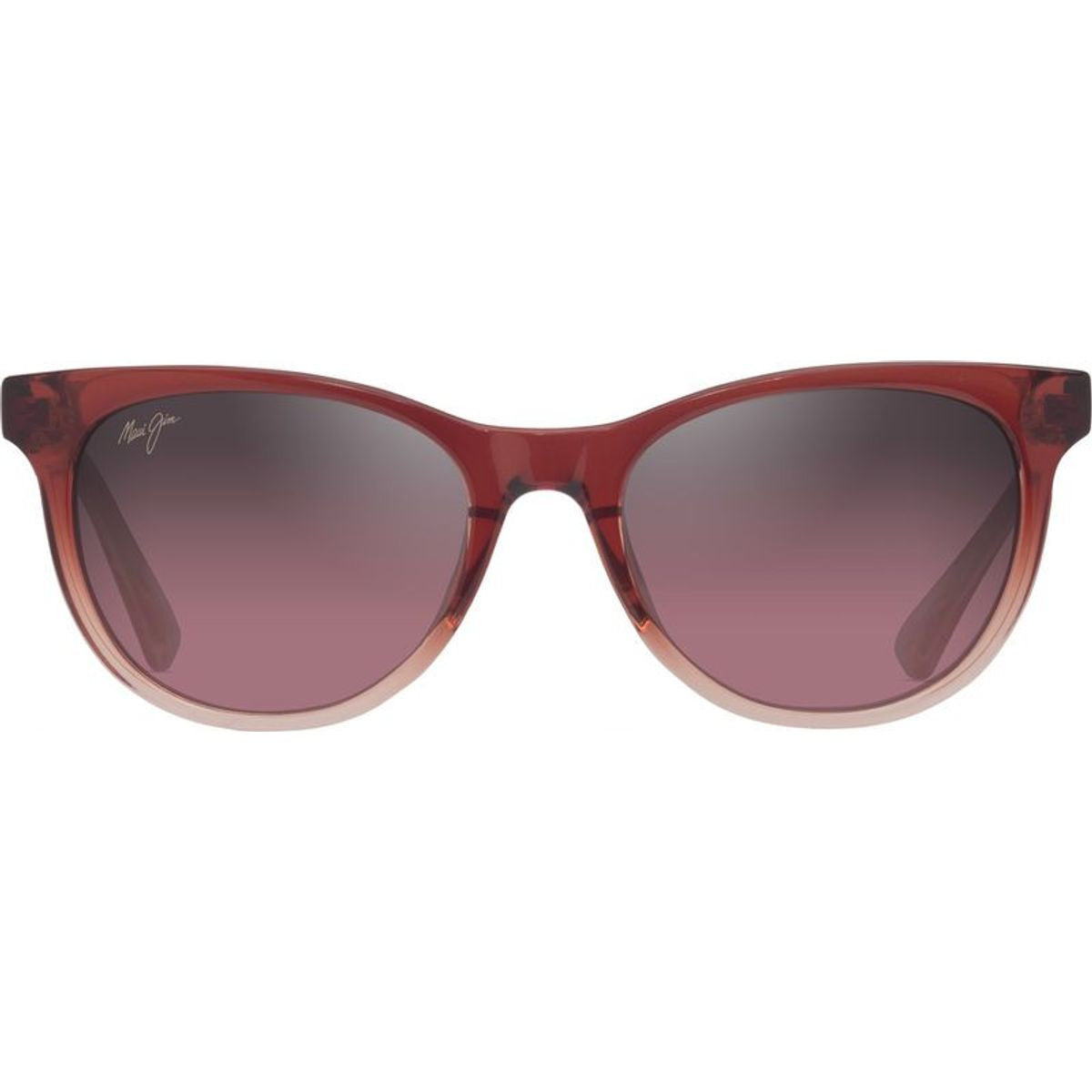 Lonomea, Shiny Transparent Red/Maui Rose Polarised Glass Lenses
