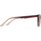 Lonomea, Shiny Transparent Red/Maui Rose Polarised Glass Lenses