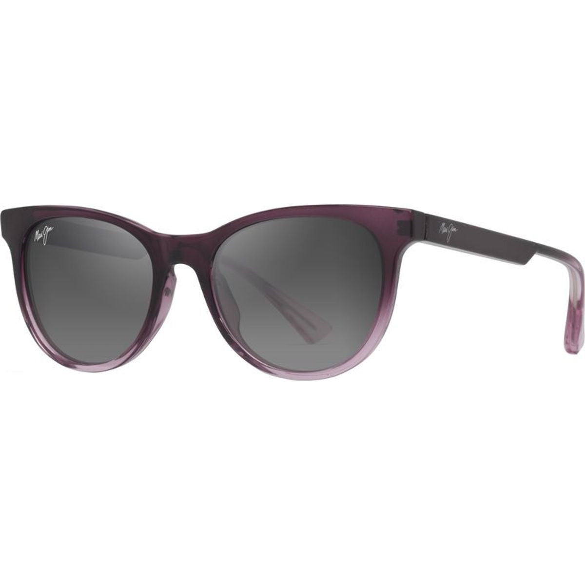 Lonomea, Shiny Transparent Dark Violet/Neutral Grey Polarised Glass Lenses