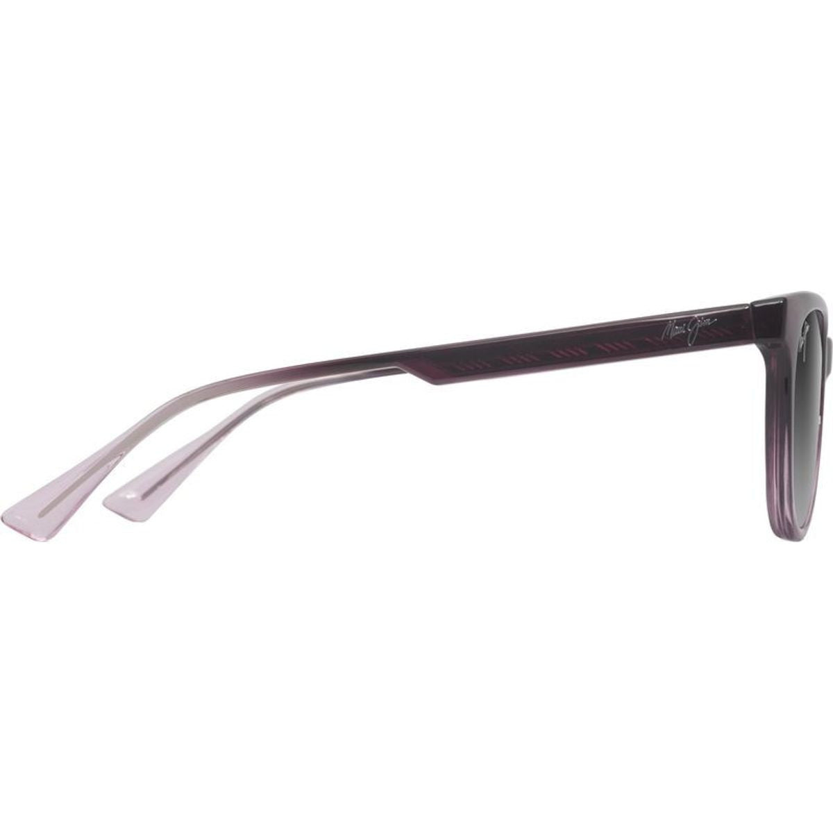 Lonomea, Shiny Transparent Dark Violet/Neutral Grey Polarised Glass Lenses
