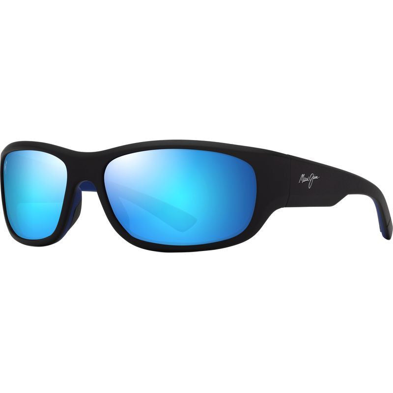 Ma'ukele, Matte Black and Blue/Blue Hawaii Glass Polarised Lenses