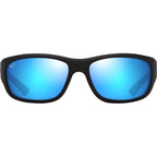 Ma'ukele, Matte Black and Blue/Blue Hawaii Glass Polarised Lenses