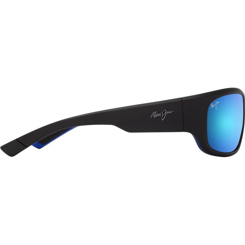 Ma'ukele, Matte Black and Blue/Blue Hawaii Glass Polarised Lenses