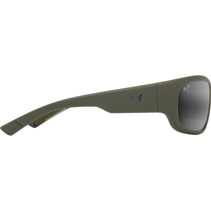 Ma'ukele, Matte Military Green with Brown Camo/Neutral Grey Glass Polarised Lenses