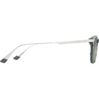 Mana'olana, Shiny Transparent Grey and Silver/Maui HT Polarised Lenses