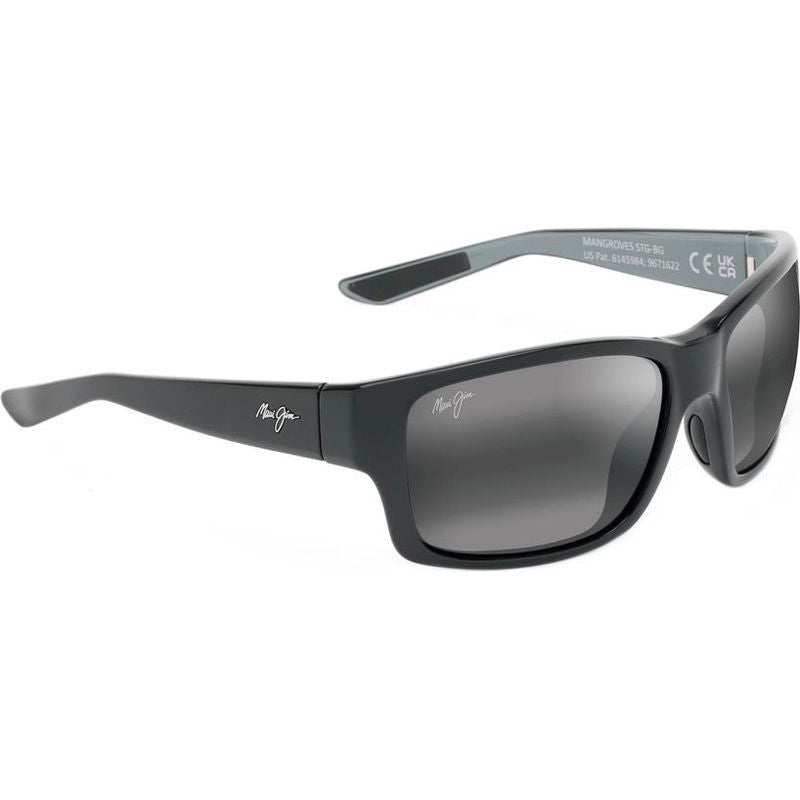 Mangroves, Gloss Black and Grey/Neutral Grey Glass Polarised Lenses