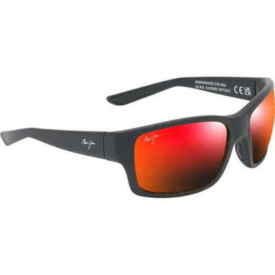 Mangroves, Matte Black/Hawaii Lava Glass Polarised Lenses