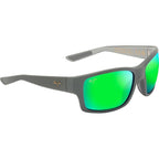 Mangroves, Matte Dark and Light Grey/Maui Green Glass Polarised Lenses