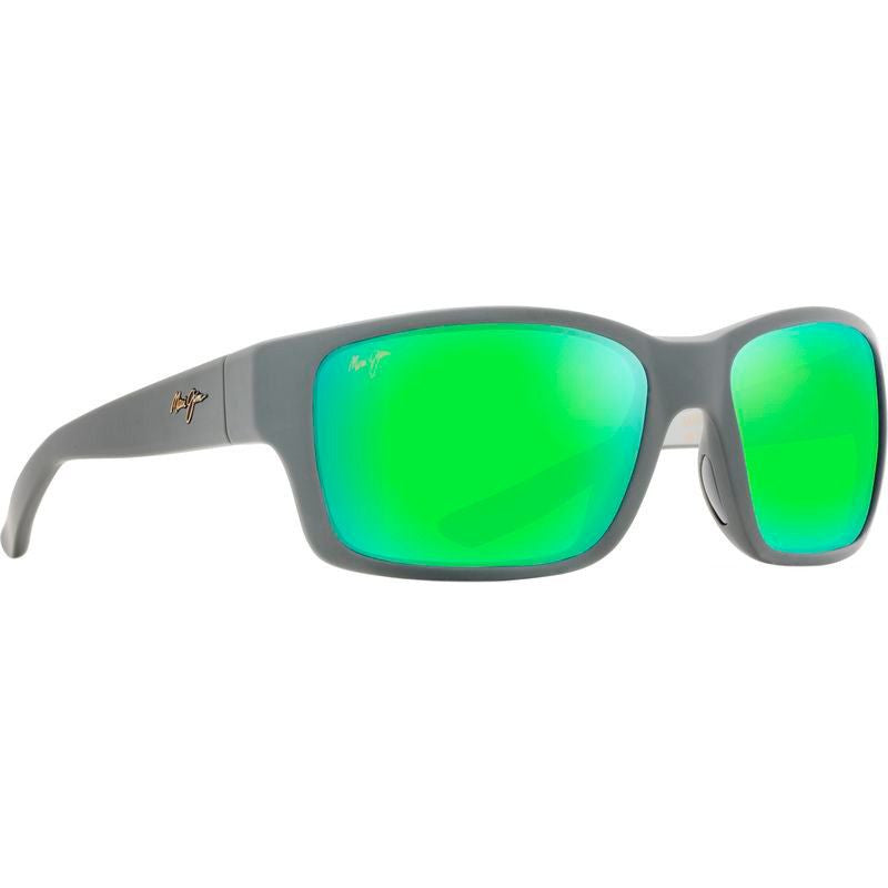 Mangroves, Matte Dark and Light Grey/Maui Green Glass Polarised Lenses