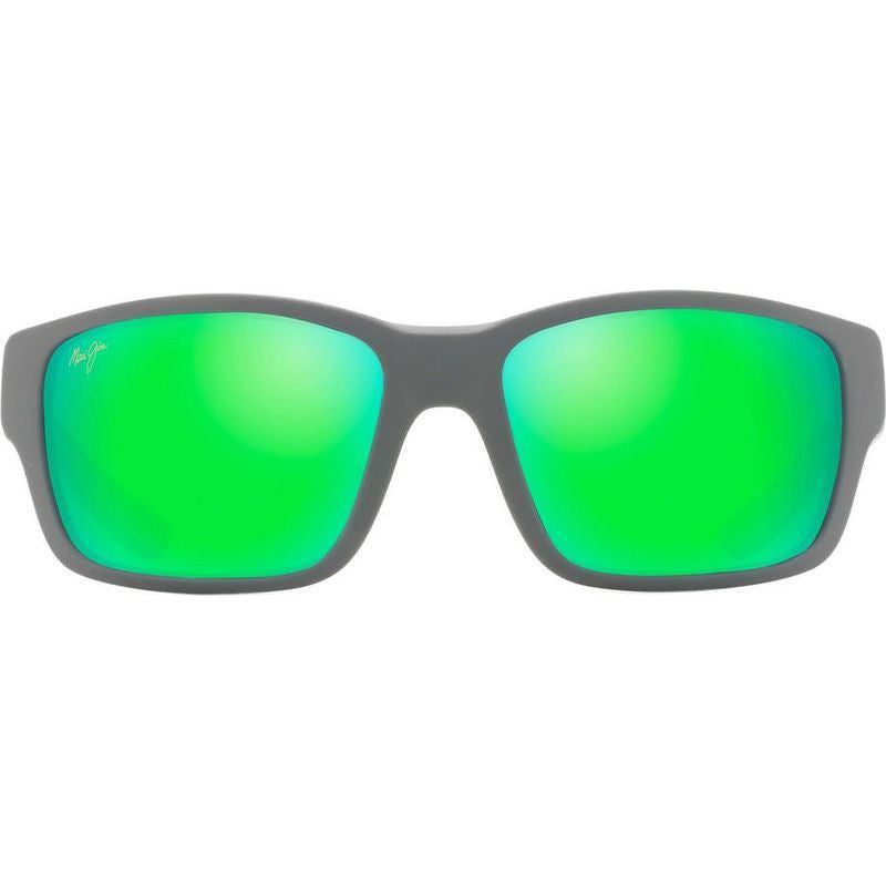 Mangroves, Matte Dark and Light Grey/Maui Green Glass Polarised Lenses