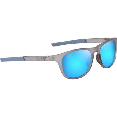Melemele, Matte Transparent Grey/Blue Hawaii Polarised Lenses